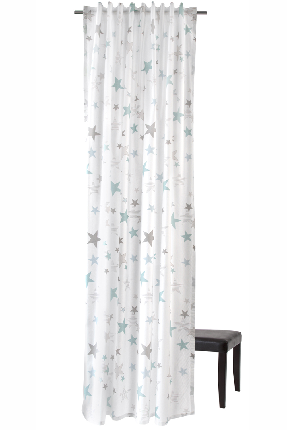 Homing Blickdichter Vorhang mit verdeckten – Schlaufen ROMODO Stars ®