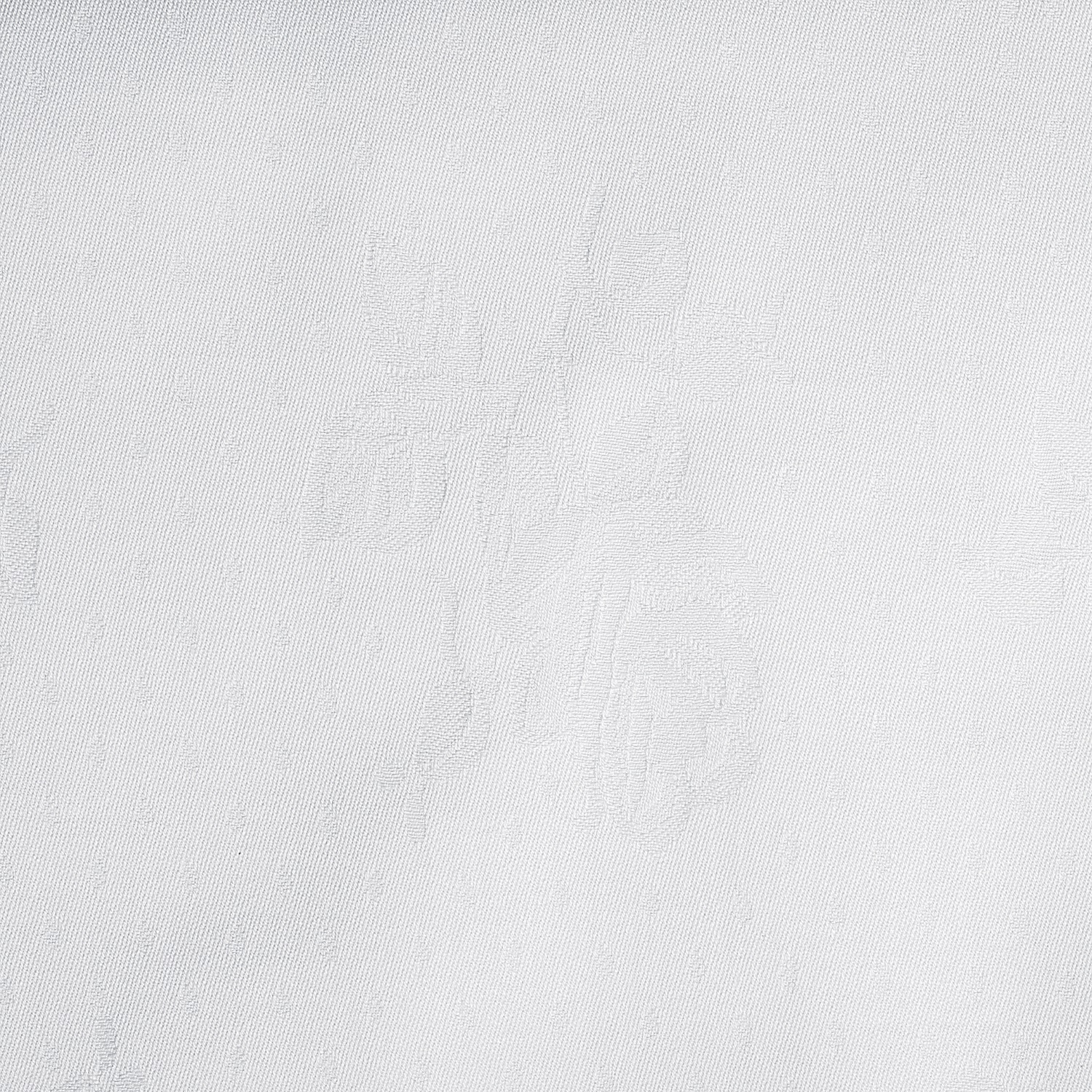 Damasttischdecke Rosenmuster weiß 80x80cm 