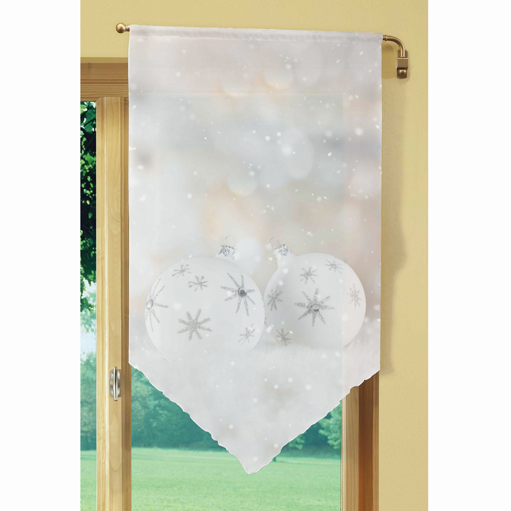 Schmidtgard Kurzgardine SIMIANO Höhe 100cm transparenter Voile