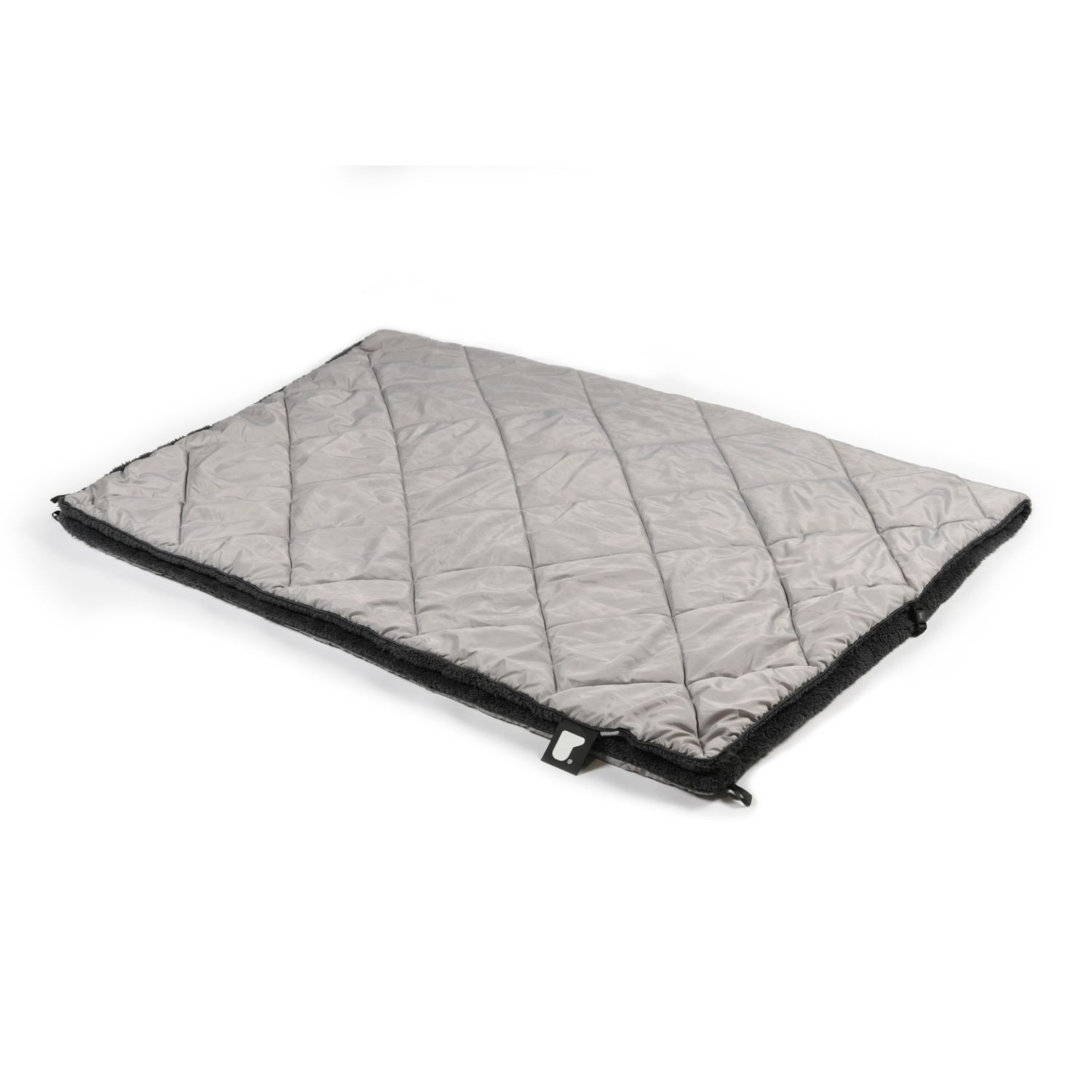 b-bag Extreme Lounging Decke b-blanket Silbergrau In- und Outdoordecke, zweiseitig