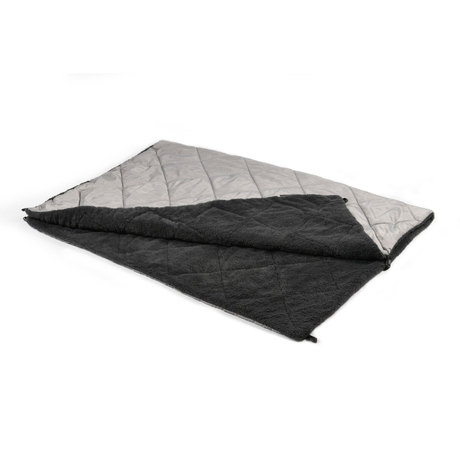 b-bag Extreme Lounging Decke b-blanket Silbergrau In- und Outdoordecke, zweiseitig