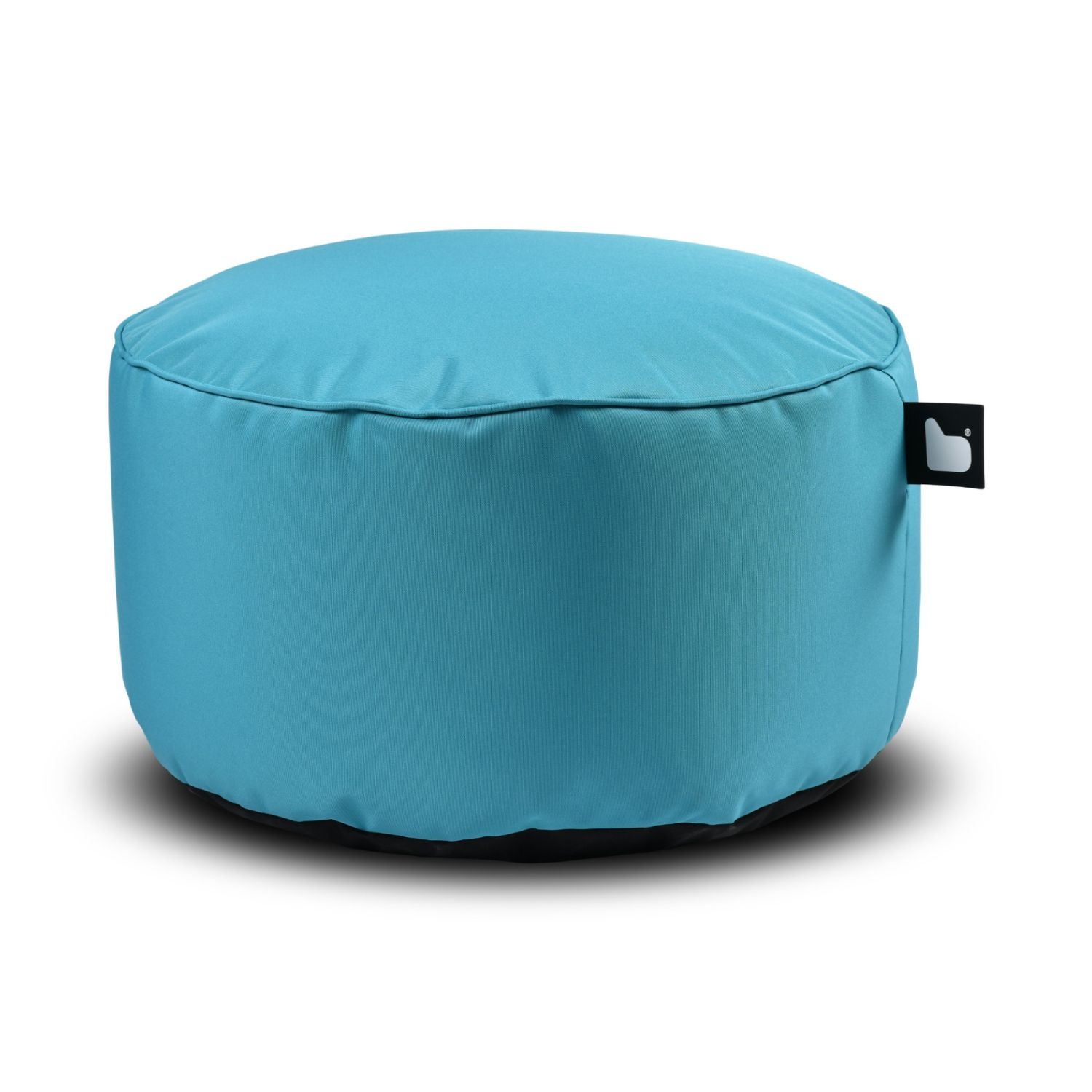 b-bag Extreme Lounging Sitzhocker b-poufe Outdoor Aqua Outdoor-Sitzhocker aus Polyestergewebe