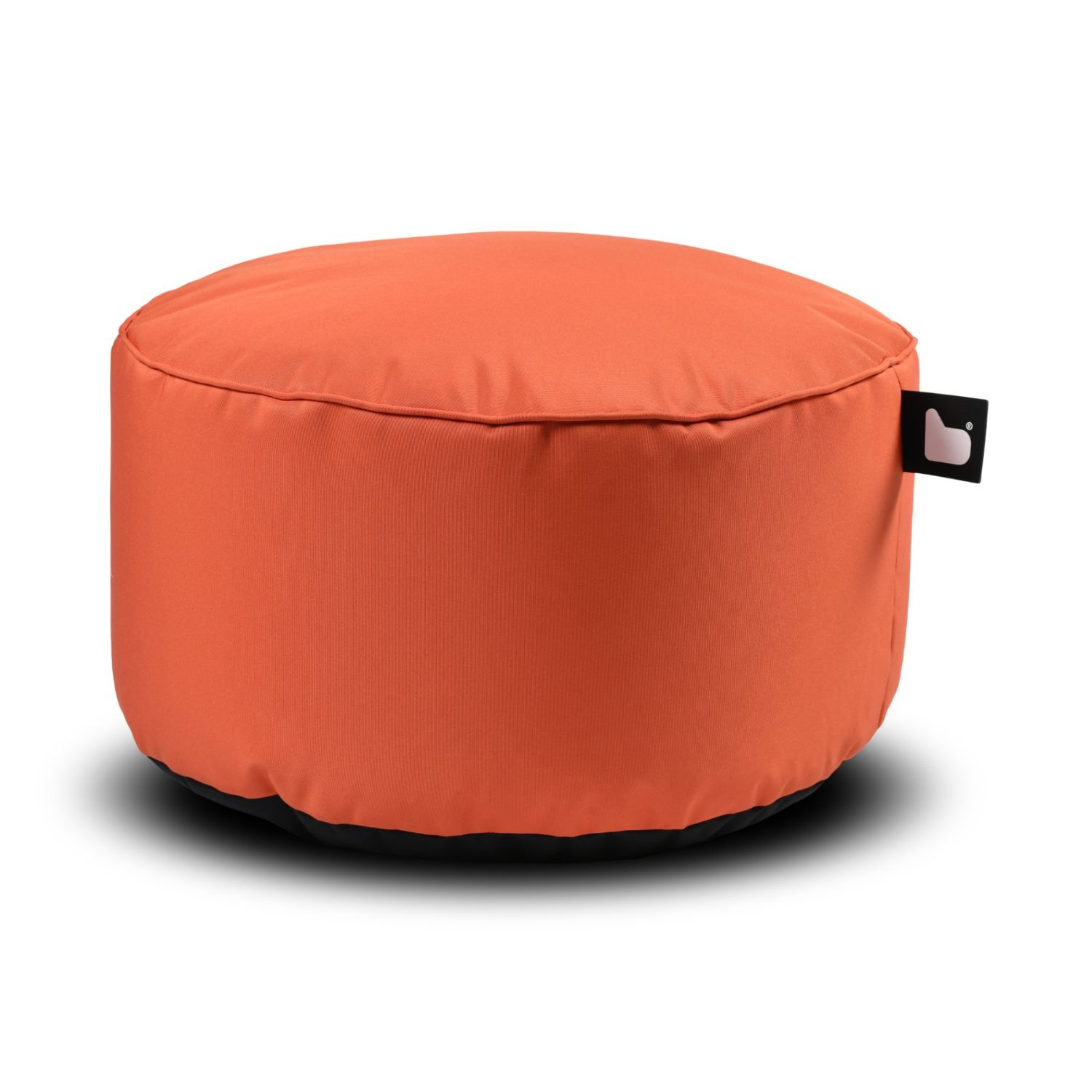 b-bag Extreme Lounging Sitzhocker b-poufe Outdoor Orange Outdoor-Sitzhocker aus Polyestergewebe