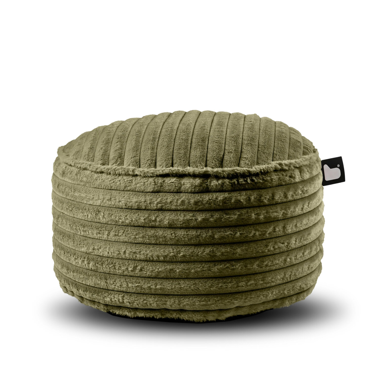 b-bag Extreme Lounging Sitzsack b-poufe Cord Fern Indoor-Hocker aus Rippenstoff