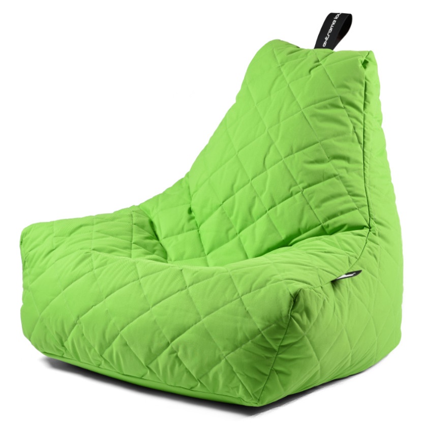 b-bag extreme lounging Sitzsack mighty-b Lime - Quilted In & Outdoor wasserabweisend