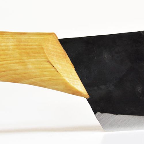 NORDKLINGE Messer Vankka Suuri Original Handarbeit Griff aus karelischer Maserbirke