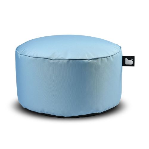 b-bag Extreme Lounging Sitzhocker b-poufe Outdoor Sea Blue