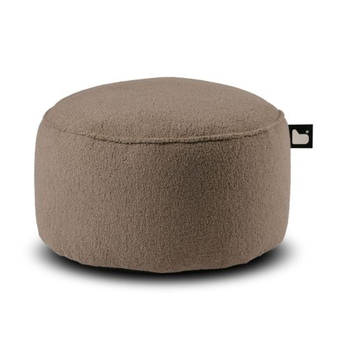 b-bag Extreme Lounging Sitzhocker b-poufe Teddy Mink