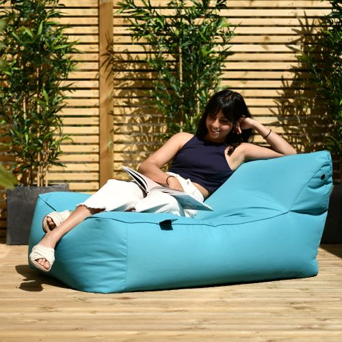 b-bed extreme lounging Sonnenliege Türkis 65x80x120cm wasserabweisend